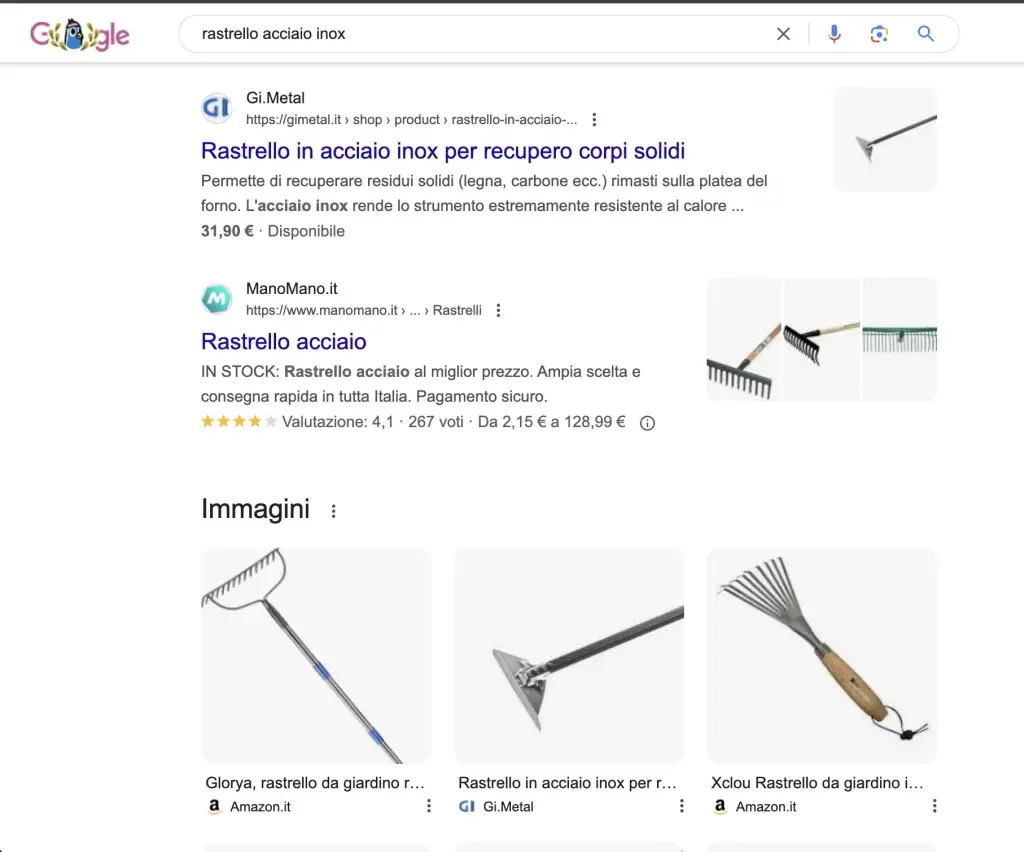 Seo Intento di Ricerca